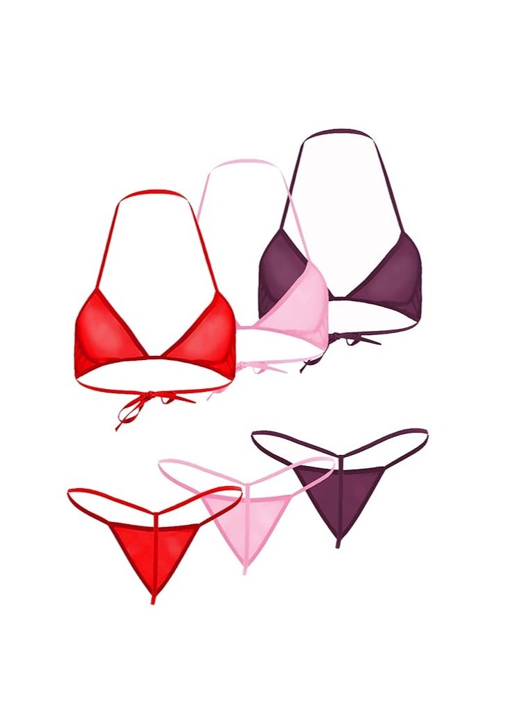 Accessorize Kingdom Accessorize Kingdom Women Sheer Lingerie Set Combo  - Image 2