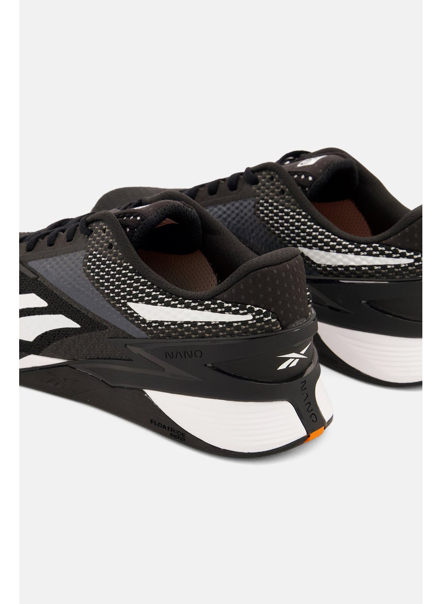 Reebok Kids Boy Nano X3 Lace Up Training Shoes, Black  - Image 3