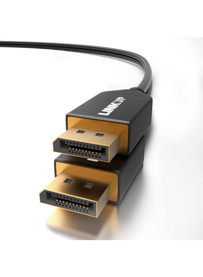 LINKUP كابل DisplayPort Dp1.4 Dp8K مقاس 34Awg (معتمد من Vesa) مرن للغاية [ 8K عند 60 هرتز 4K عند 144 هرتز ] 1 متر 3.28 قدم - Image 2