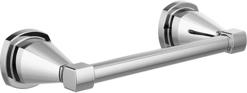 Delta Faucet 77655 Stryke Double Post Pivoting Toilet Paper Holder  Chrome - Image 1