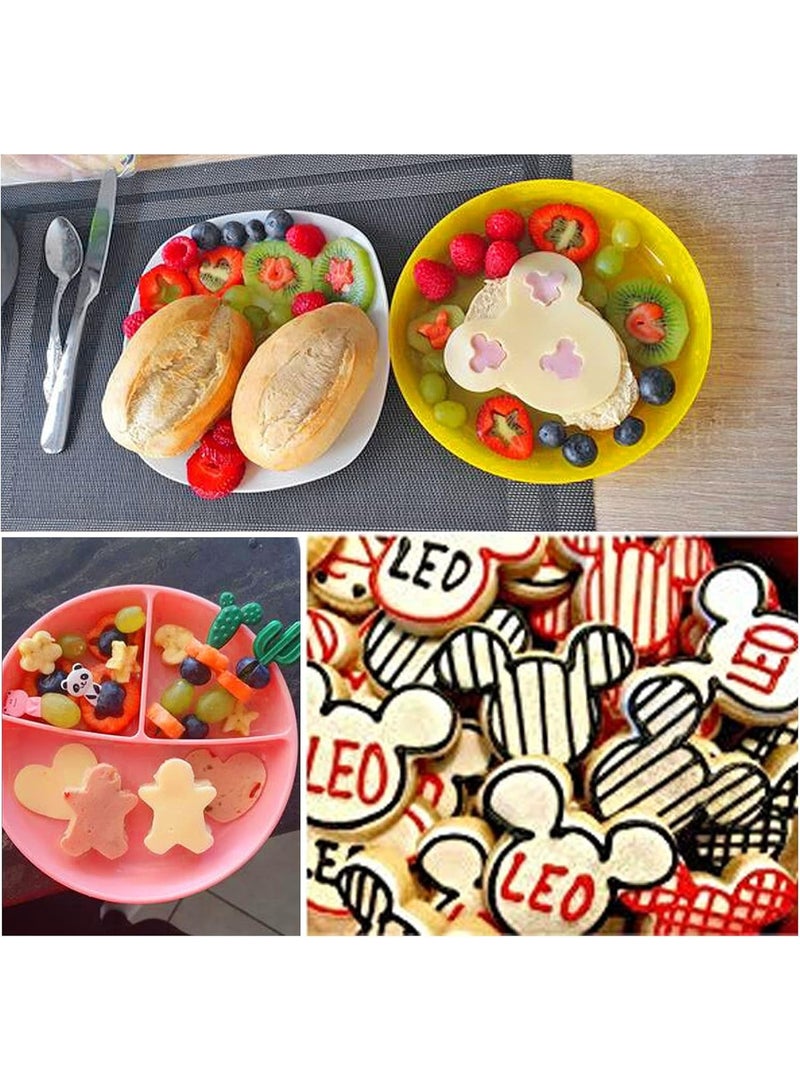 موثوقية التنبؤ طقم قواطع ساندويتش للأطفال قطاعة فاكهة خضروات وفواكه على شكل حيوان ديناصور فأر قلب فأر نجمة قطاعة خبز بنجمة - Image 5