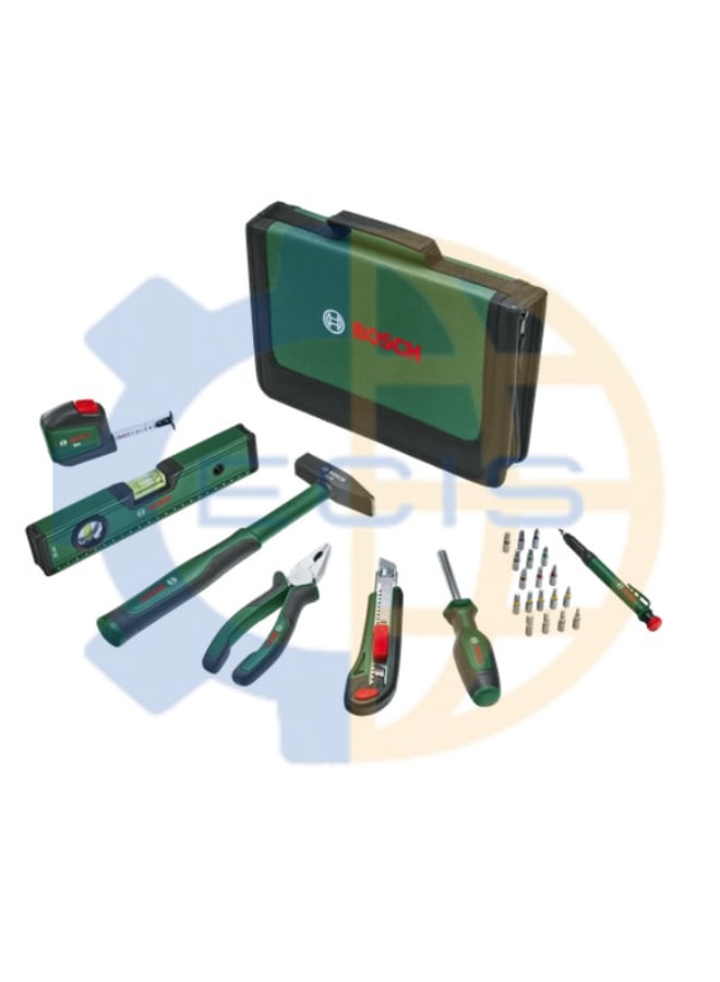 بوش طقم عدد يدوى + سنون مفك 25 قطعة بوش 1600A02BY6