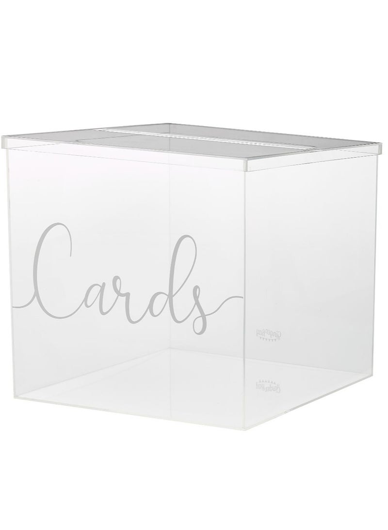 Ginger Ray Acrylic Card Box - Elegant Event Accessory - Image 3