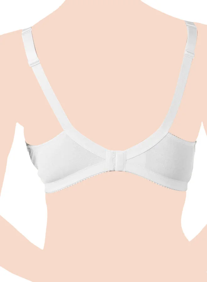 Chicco Cotton Stretch Nursing Bra 4D, White