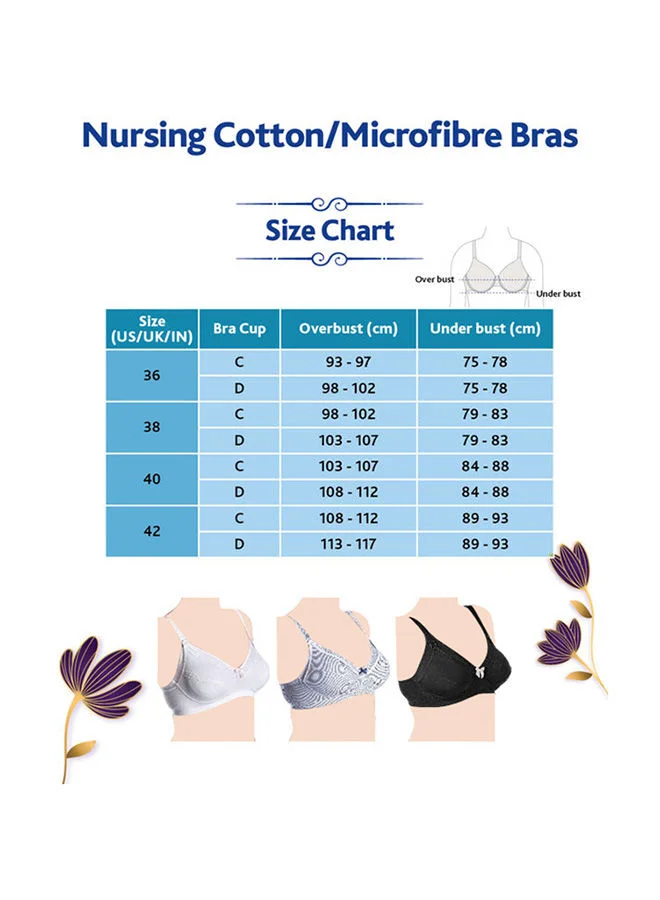 Chicco Cotton Stretch Nursing Bra 4D, White