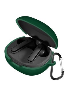 Generic حافظة واقية من المطاط والسيليكون لسماعات الأذن متوافقة مع سماعات Anker SoundCore Life P2 Mini - أخضر غامق  - Image 1