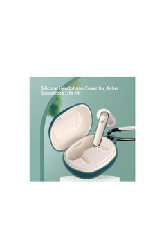 Generic حافظة واقية من المطاط والسيليكون لسماعات الأذن متوافقة مع سماعات Anker SoundCore Life P2 Mini - أخضر غامق  - Image 3