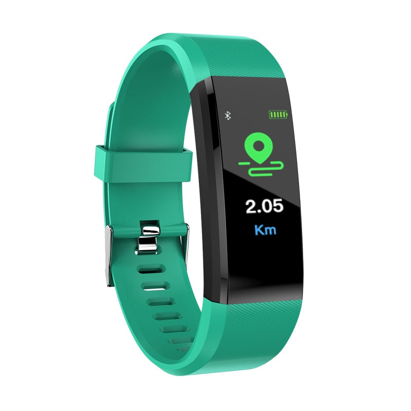 115plus smart sports bracelet factory direct sales pedometer heart rate blood pressure information prompt bluetooth bracelet gift [Fitpro background] 115Plus-Red - Image 5