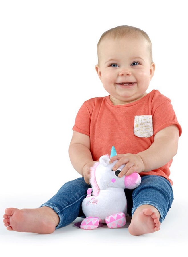 Bright Starts - Bright Starts Sparkle And Shine Unicorn On-The-Go Teething Toy, 0 - 36 Months - Image 1