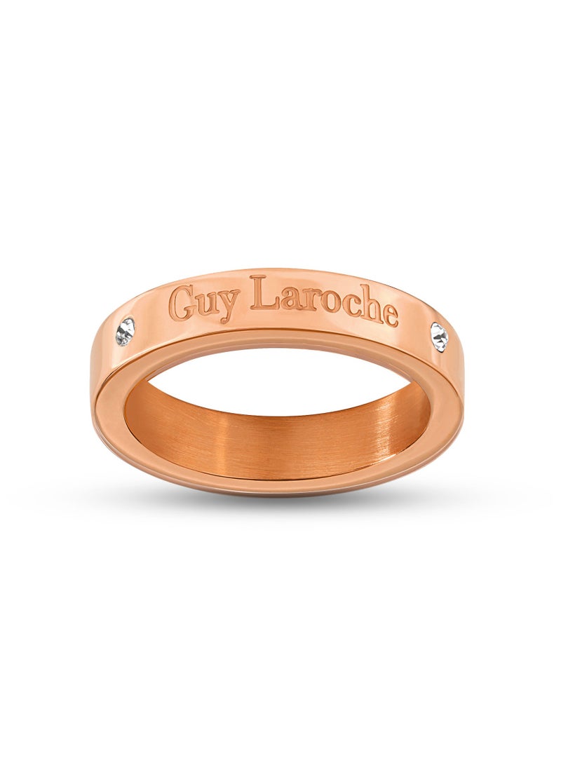 Guy Laroche Aurore Rosegold Finger Ring for Women 54 mm - Image 1