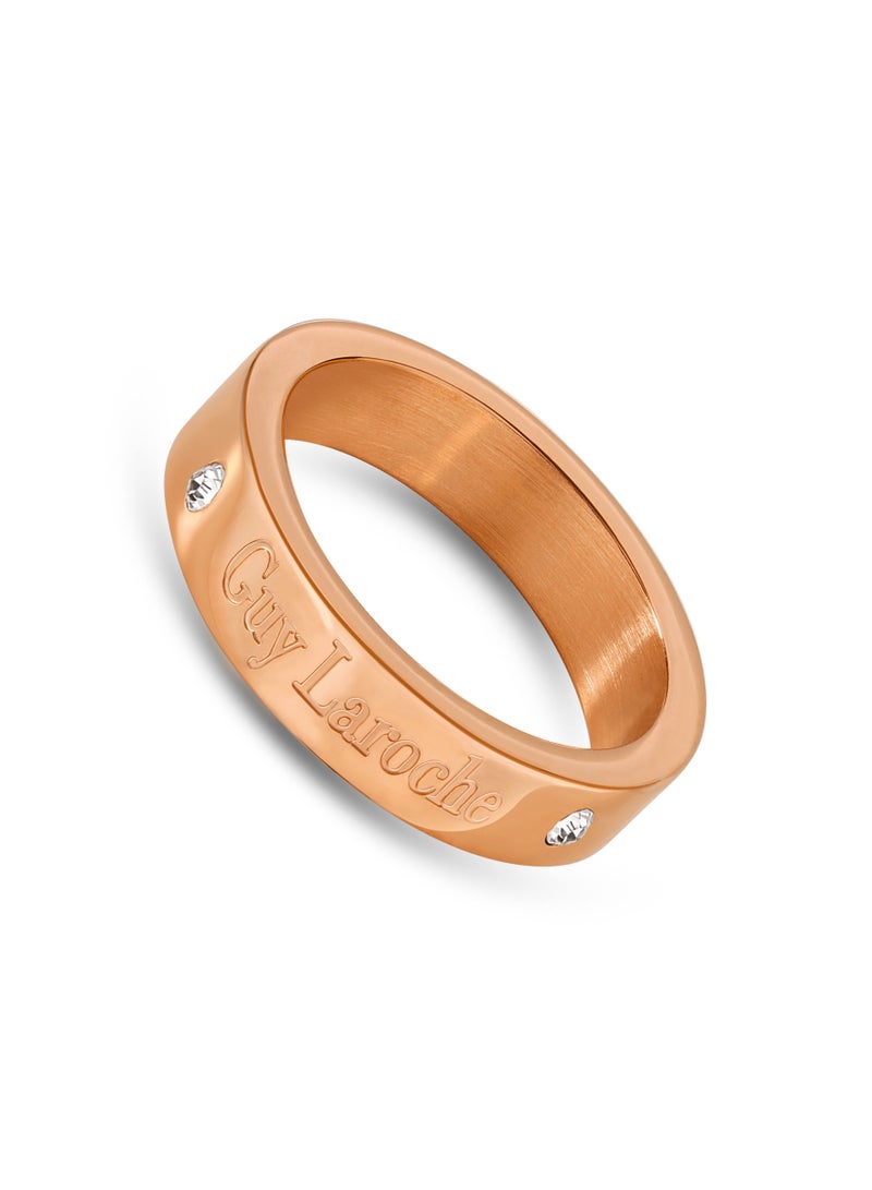 Guy Laroche Aurore Rosegold Finger Ring for Women 54 mm - Image 2