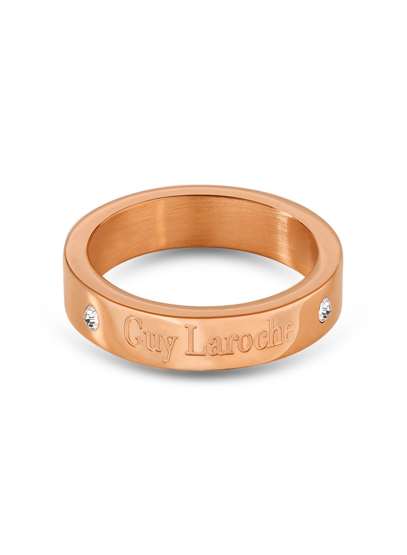Guy Laroche Aurore Rosegold Finger Ring for Women 54 mm - Image 3