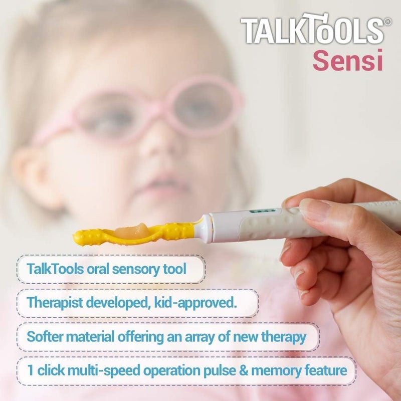 TalkTools Sensi (Grey) Oral Sensory Therapy Tool - Speech Therapy Toy for Kids | Oral Motor Therapy Tools for Speech and Feeding - Image 4