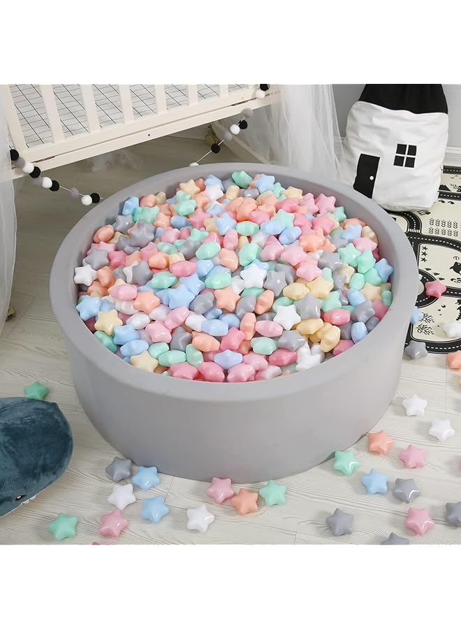 Excefore 100Pcs Star Ball Pit Balls For Kids Crush Proof Bpa Free Pink Play Balls Ideal For Toddler Ball Pits Pools Tents Perfect For Party Favors Summer Water Bath Toy - Image 4
