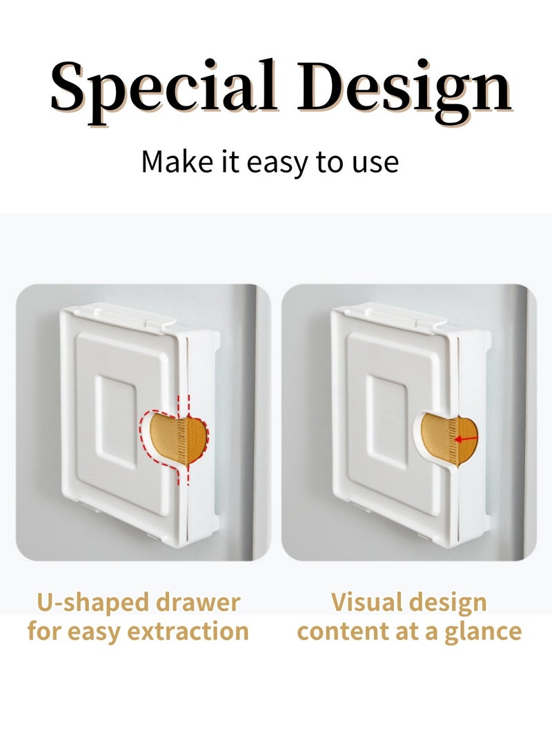 ممون صندوق تخزين ورقي مغناطيسي لفلتر القهوة، حامل فلتر قهوة لفلاتر قهوة V60 والمخروطية - Image 4