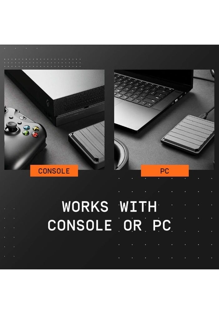 External Hard Drive, Lightweight And Portable Game Drive, Easy To Carry Digital Mobile Metal Hard Drive, Fast Data Transfer Storage Drive, (1pc, Black, 4TB) - Image 4