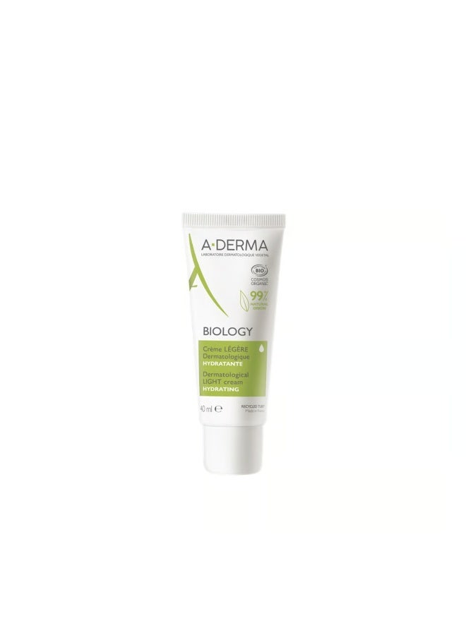 A-Derma Biology Hydrating Light Cream 40ml - Image 1