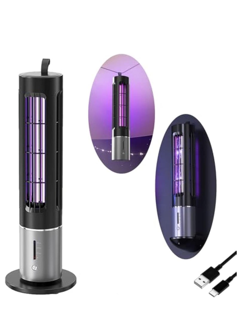 KASTWAVE Small Electric Mosquito Killer, Flying Insect Trap, Electric Mosquito Killer, Mosquito Killer With Uv Lamp, 360° Electric Fly Trap, Safe And Non-Toxic, Intelligent Time Control, Tpye C Interface - Image 1
