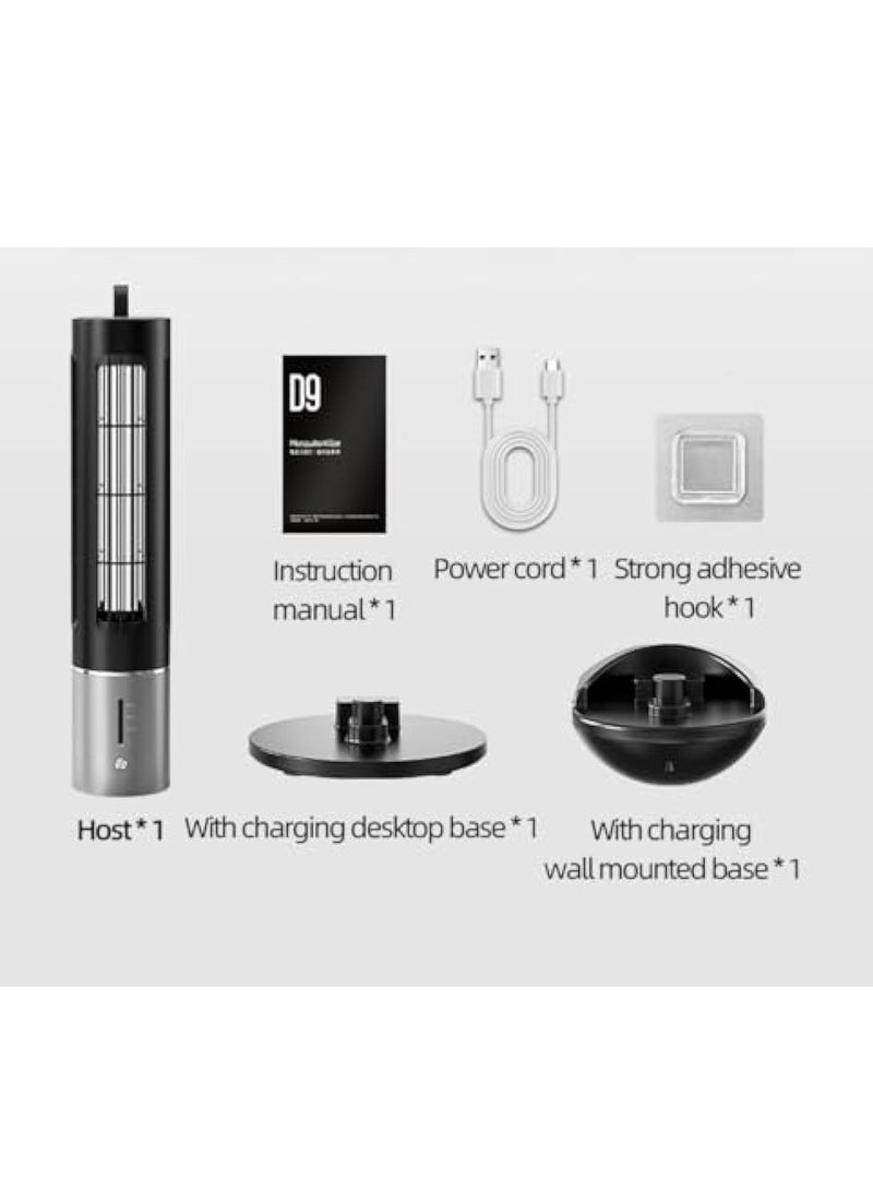 KASTWAVE Small Electric Mosquito Killer, Flying Insect Trap, Electric Mosquito Killer, Mosquito Killer With Uv Lamp, 360° Electric Fly Trap, Safe And Non-Toxic, Intelligent Time Control, Tpye C Interface - Image 5