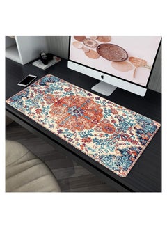Generic Desk Mat Large Mouse Mat XL Gaming Mouse Pad  Anti-Slip Desk Protector Keyboard Pad Computer Accessories for Office Home Work, Boho  700*300*3mm  - Image 4