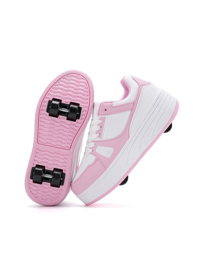 MIXSNOW Student Runaway Shoes - Four-Wheel Ultra-Light Skates for Kids and Adults - Image 2