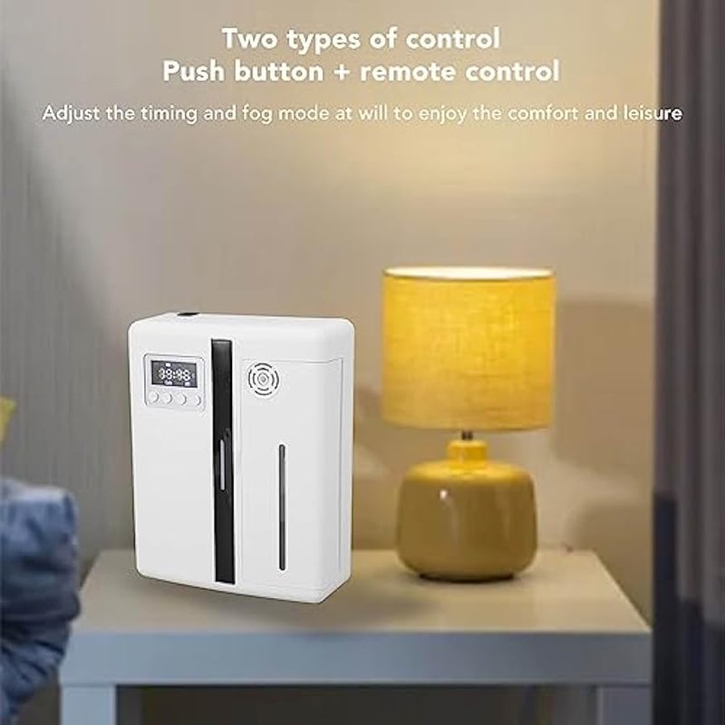 Bluetooth Smart Scent Air Machine,160ml Essential Oil Diffuser with Nebulizing Tech Automatic Aroma Diffuser Machine Portable Aromatherapy Humidifier for 300m³ Large Room (White) - Image 4