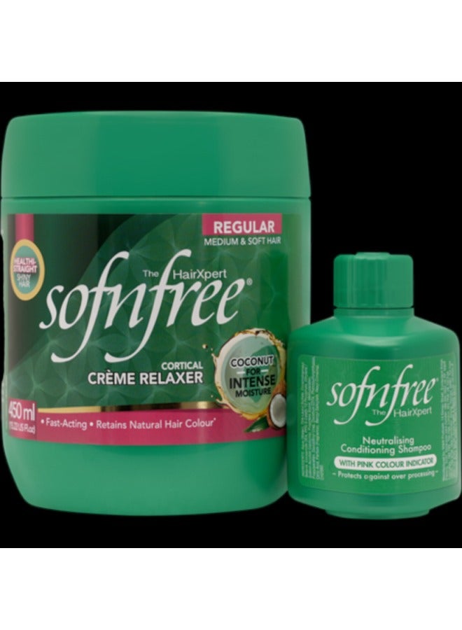 Sofn'free Cortical Soothing Shampoo & Cream Set 450 ml - Image 3