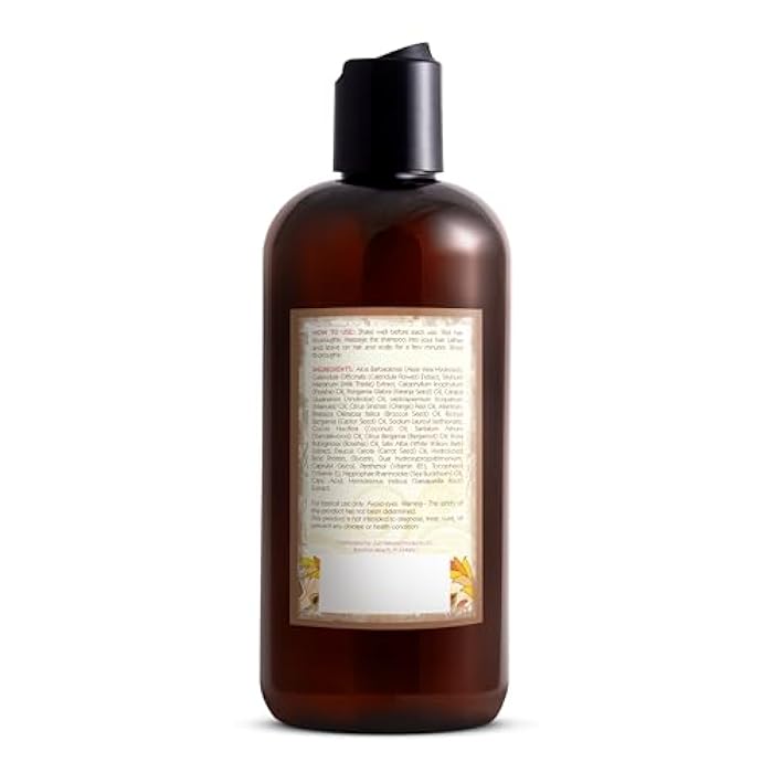 Just Nutritive Psoriasis Soften Hair Shampoo | Natural Shampoo for Scalp Concerns | Sulfate Free Shampoo for Men and Women | Scalp Treatment for All Hair Types 16 Fl Oz - Image 2