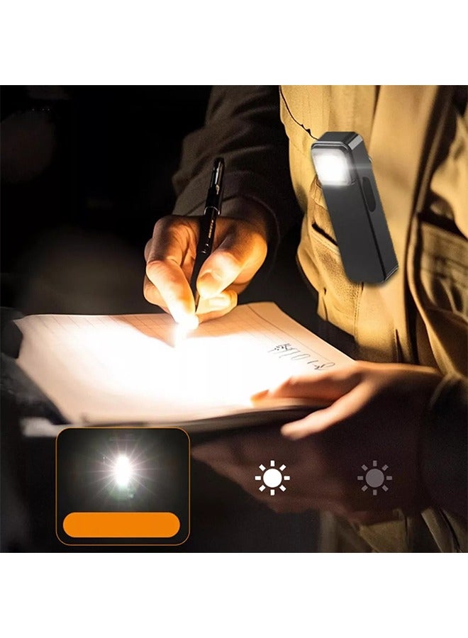 DAREU Clip-On LED Hat Light – Rechargeable Mini Flashlight with Hat Clip, 6 Modes, Waterproof Lightweight Headlamp for Hiking, Camping, Fishing, Travel & Outdoor Use - Image 2