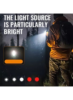 DAREU Clip-On LED Hat Light – Rechargeable Mini Flashlight with Hat Clip, 6 Lighting Modes, Lightweight and Waterproof Headlamp for Hiking, Camping, Fishing, Travel, Outdoor Use  - Image 3