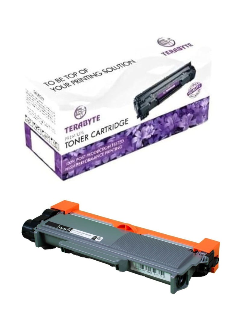 Terabyte TN2375 Compatible Laser toner Brother, 2600 pages Black (Pack of 2)  - Image 1