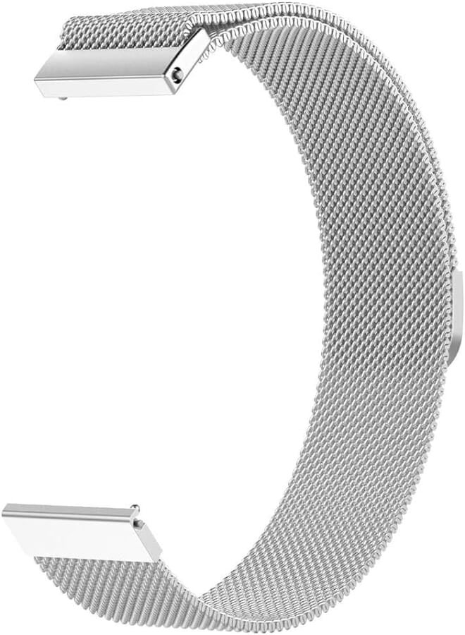 Milanese Loop Strap Wrist Band For Smart Watch Huawei GT2 / GT - Sonic Silver