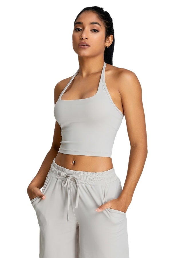 KAWN.YOGA Womens Athletic Tank Top with Square Neckline  - Image 1