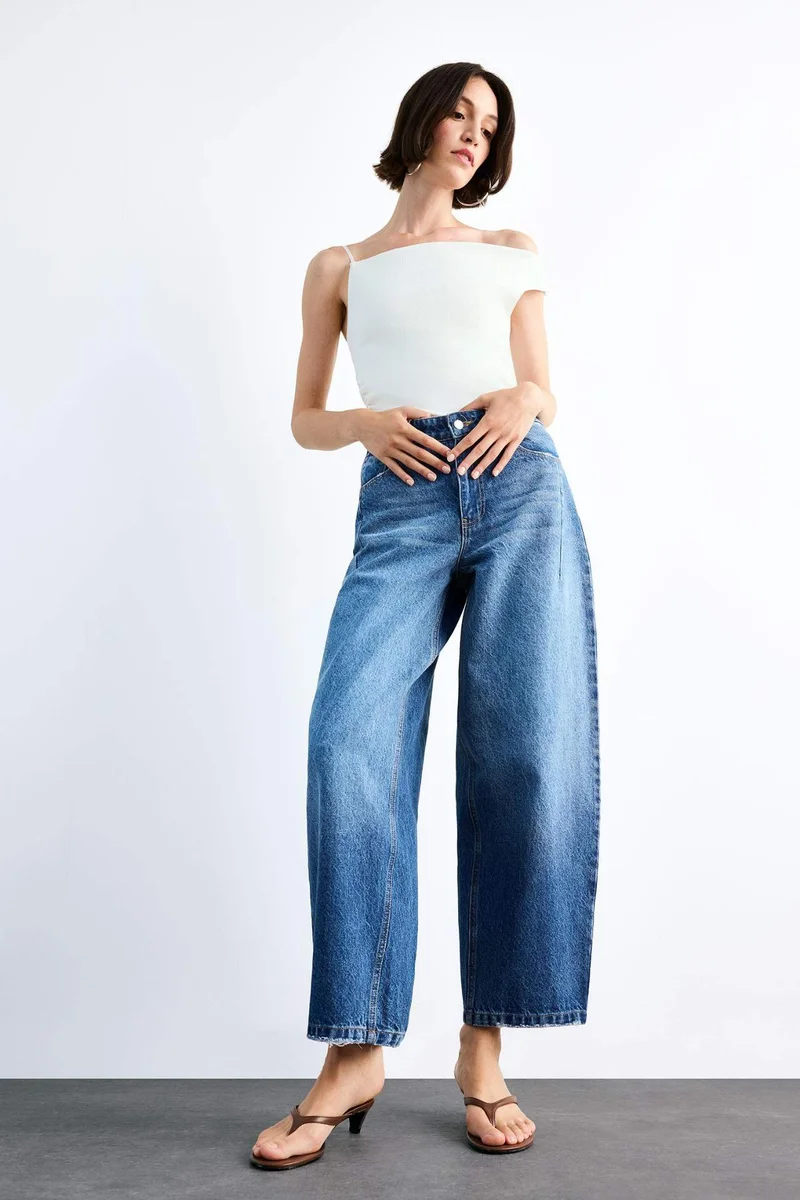 ديفاكتو Wide Baggy Fit Trousers