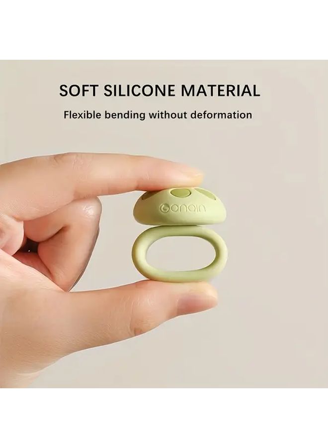 Simple White Silicone Door Handle Protector With Mushroom Design For Gentle Anti Collision - Image 4