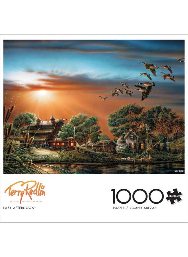 Buffalo Games Terry Redlin Lazy Afternoon 1000 Piece Jigsaw Puzzle - Image 3