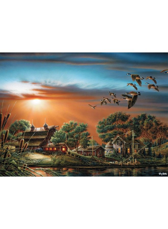 Buffalo Games Terry Redlin Lazy Afternoon 1000 Piece Jigsaw Puzzle - Image 2