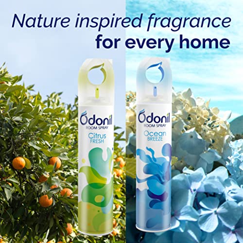 Odonil Room Air Freshener Spray - 440ml Combo (Pack of 2, 220ml each) | Citrus Fresh & Ocean Breeze | Nature Inspired Fragrance | Long Lasting Fragrance | For Bathroom, Toilet, Home & Office - Image 4