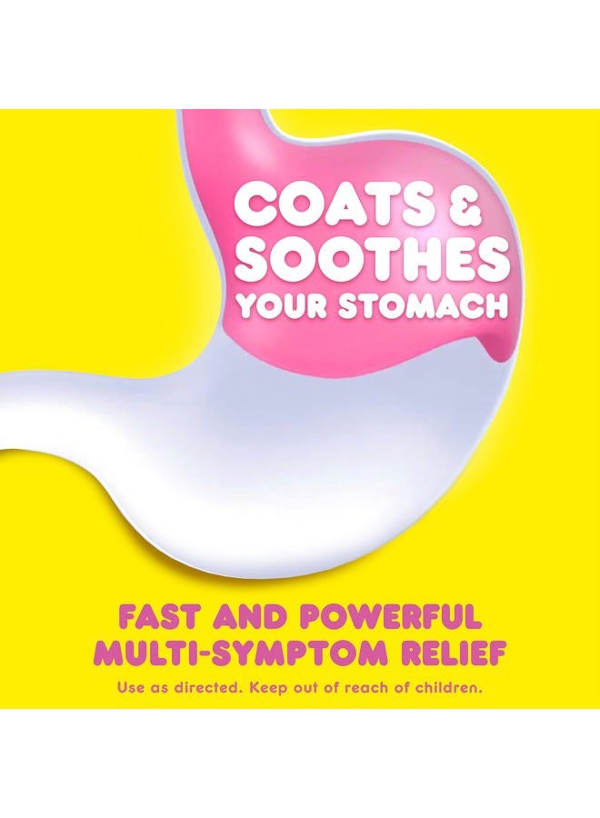 Pepto Bismol Liquicaps, Upset Stomach Relief, Bismuth Subsalicylate, Multi-Symptom Relief of Gas, Nausea, Heartburn, Indigestion, Upset Stomach, Diarrhea, 48 Liquicaps  - Image 3