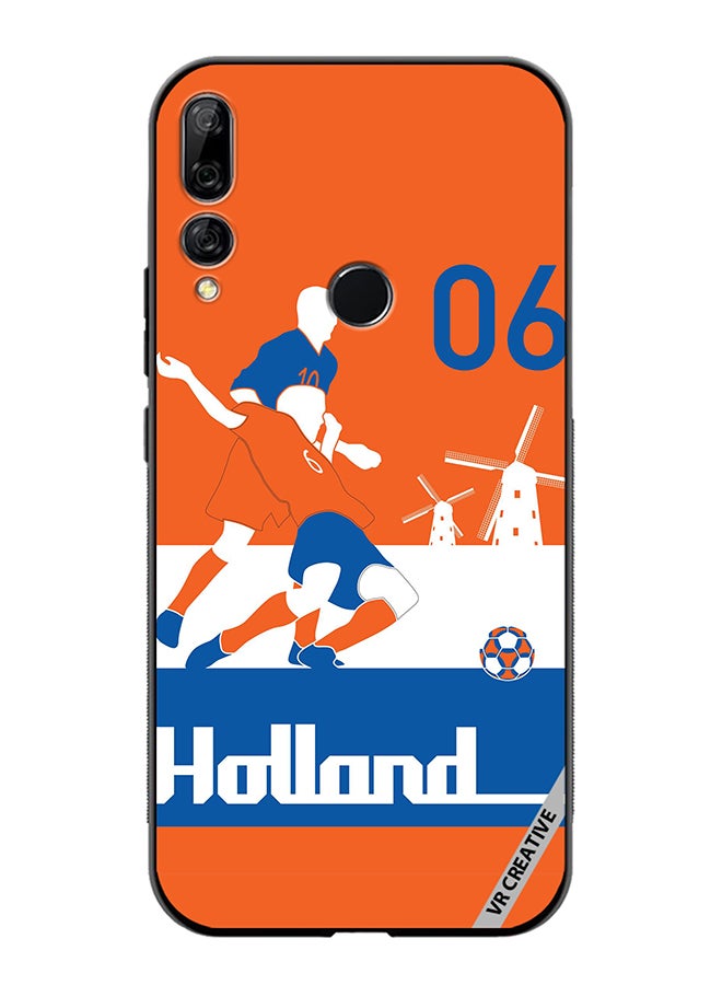 VR CREATIVE Protective Case Cover For Huawei Y9 Prime 2019 Holland Football Soccer Players Design Multicolour - Image 1