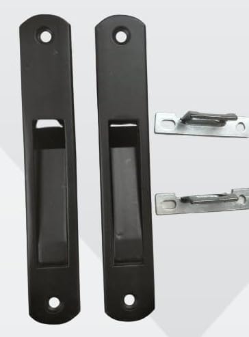 Touch Lock with Keep Black 6 Inch Left Right uPVC Hardware  - Image 1