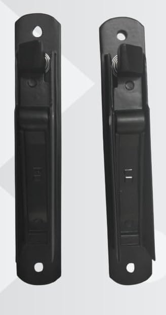 Touch Lock with Keep Black 6 Inch Left Right uPVC Hardware  - Image 2