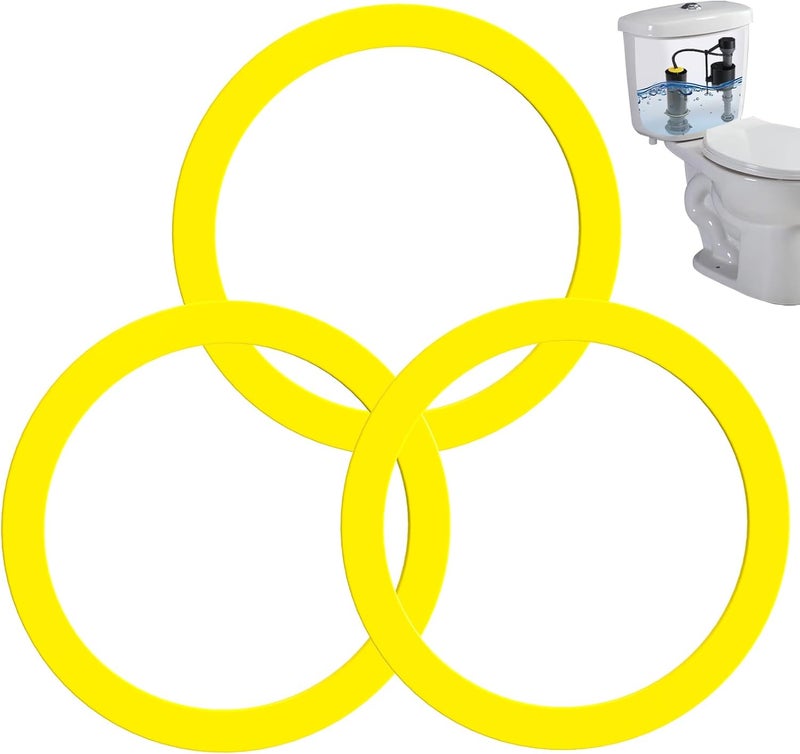 Ullnosoo Flush Valve Seal for Kohler, 3 Pack Upgraded Silicone Toilet Replacement Tank Parts for K-GP1059291 Canister Flush Valve Kit Gasket - Image 1