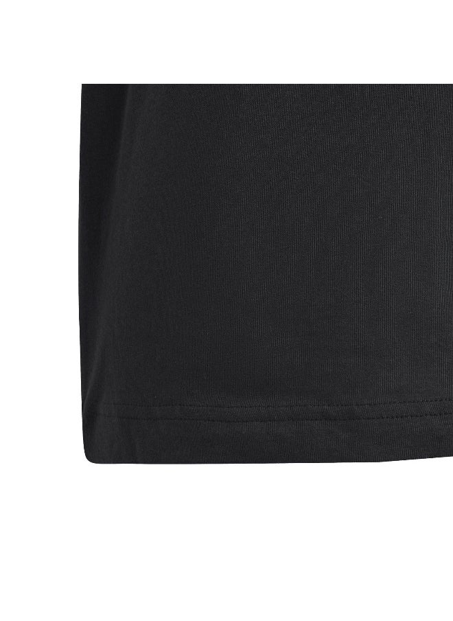Adidas adidas U Fi 3S T Black Training T-Shirts 7-8Y  - Image 5