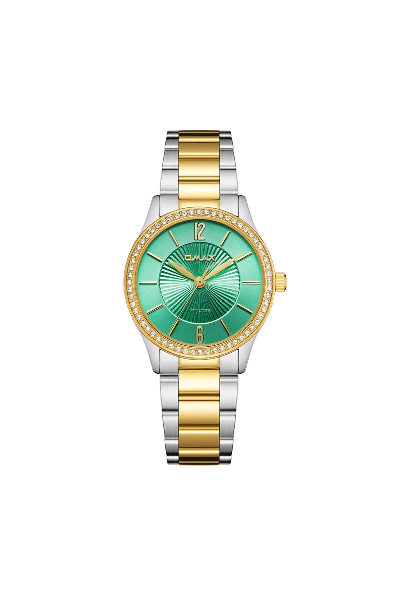 OMAX Women’s Wrist-Watch | Analog | Stainless Steel Band | Elegant Design - Image 1
