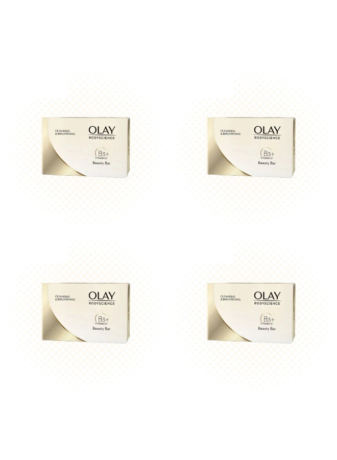 B3 Niacinamide + Vitamin C Cleansing And Brightening Bar 4 Pcs