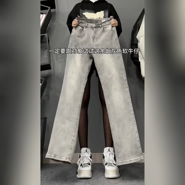 Unisex Classic Denim Jeans Loose Fit Daily Outdoor Wear - Image 4