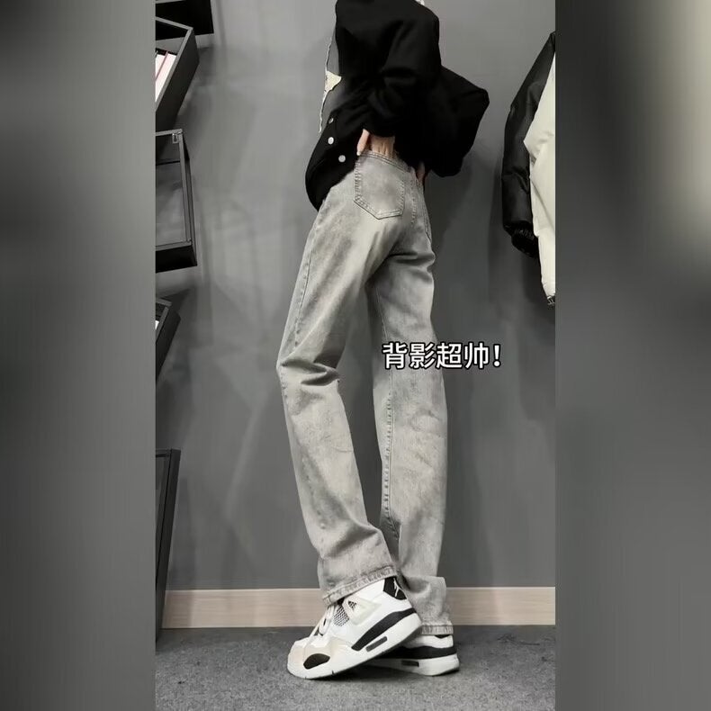 Unisex Classic Denim Jeans Loose Fit Daily Outdoor Wear - Image 3