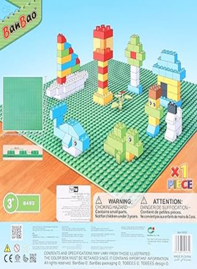 Banbao - 8492 young ones base plate multicolor (green or silver or blue)