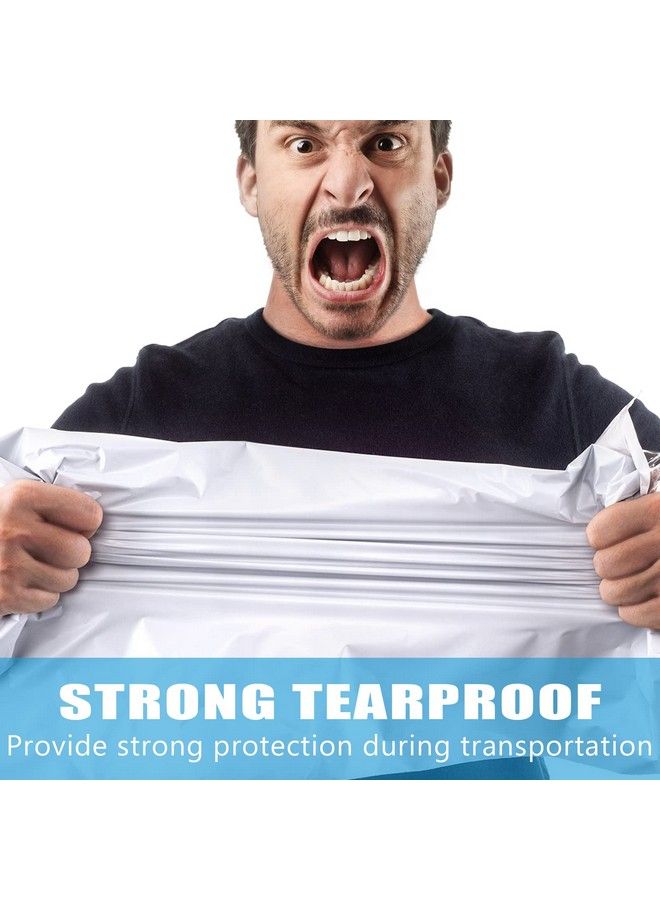 KORCCI White Poly Mailers 10X13In 100Pcs Shipping Bag Envelope For Clothing Self Strong Adhesive Mailing Envelopes For Business Suppliers Flexible Secure Package Waterproof Tear Resistant Postal Bags - Image 4